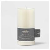 Threshold 3x6 LED Pillar Candle Cream 2 Pack