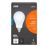 Feit Electric A19 LED Dusk to Dawn Bulb 5000K
