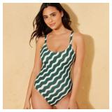 Andie Swim Copacabana One Piece Swimsuit Retro L