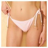 Wild Fable Striped Low-Rise Bikini Bottom XXS