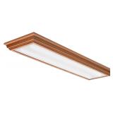 Lithonia 4 LED Cambridge Flush Mount Light Oak