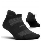 Feetures Ultra Light Ankle Running Socks Black M