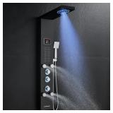 ROVOGO LED Shower Panel Tower 131.6cm New