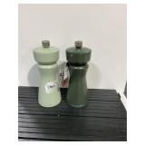 Cole  Mason Salt  Pepper Mill Set GreenSage