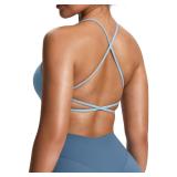 Aoxjox Trinity Ivy Sports Bra Airy Blue Small