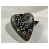 Best Mom Ever Heart Decorative Lock $15.00