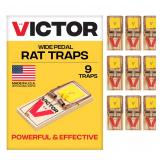 Victor Wide Pedal Rat Traps 9-Pack $21.42