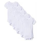 Gerber 5-Pack Solid Bodysuits White 3T