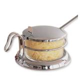 Tablecraft 6oz Glass Condiment Jar Set New