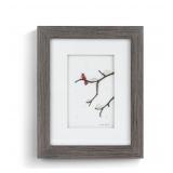 DEMDACO Winter Cardinal Pebble Art 2 x 10.5