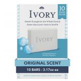 Ivory Gentle Bath Bar Soap 3.17 oz 10 Count