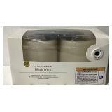 Threshold 3pc LED Pillar Candle Set - White