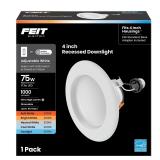 Feit Electric 4in LED Recessed Downlight $11.79