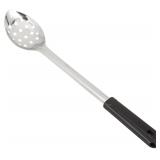 Winco 15 Perforated Stainless Basting Spoon 2pk