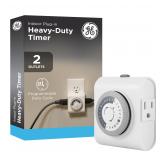 GE 24-Hour Mechanical Dual Outlet Timer 1 Pack