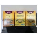 Yogi Ginger Herbal Tea Assortment 3 Boxes $15.00