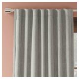 Threshold Blackout Ribbed Curtain Panel 50x63