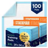 Puppy Pads 28x34 100-COUNT Dog Pads XL 28" x 34"