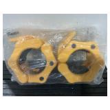 Hacuba Fitness Olympic Barbell Collars Orange