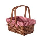 Wickerwise Small Woodchip Picnic Baskets
