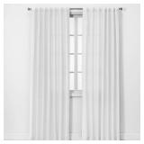 Threshold Filtering Linen Window Curtain 54"x95"
