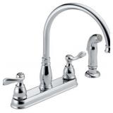 Delta Windermere Two Handle Chrome Kitchen Faucet