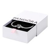 PANDORA Family Tree Heart Clasp Bracelet 9"