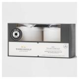 Threshold 2pk Flameless Black Wick Candles 3" X 3"