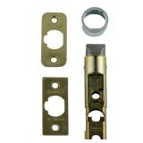 Kwikset 1826-18 6-Way Adjustable Plain Latch Brass