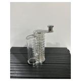 Cole and Mason Acrylic Hand Crank Pepper Mill