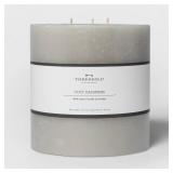 Threshold 3-Wick Pillar Cozy Cashmere Candle 6"x6"