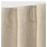 threshold Aruba Curtain Panels 84x50 - Brown Linen