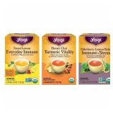 Yogi Immune Support Tea Variety Pack 16 Tea Bags