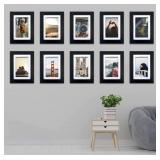 Harbortown 18pk 4"x6" Picture Frames Matte Black