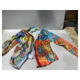 Mens Baroque Print Button Down Shirt Size S