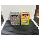 Yogi Tea 2-Box Lot Cranberry Spice  Blueberry