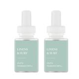 Pura Home Diffuser Refill, 2 Pack, Linens & Surf