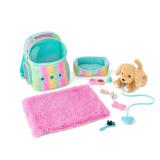 Kids Pet Carrier Backpack with Plush Dog Set