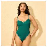 Shade  Shore One-Piece Swimsuit Green Medium
