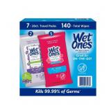 Wet Ones Antibacterial Hand Wipes 20ct 7pk