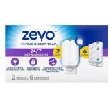 ZEVO Flying Insect Trap 2 Plug-in 6 Refill Kit