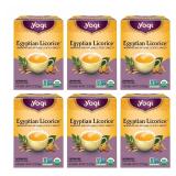 Yogi Egyptian Licorice Tea 16 Bags 6 Pack