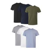 Hanes Mens Pocket T-Shirts Medium 6-Pack
