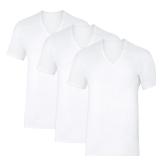 Hanes Mens Sweat Block Undershirts XL 3-Pack White