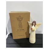 Lomany Angel Figurine You Are Loved Cream 1989