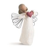 Willow Tree Angel Figure 5.5 Love Heart Decor