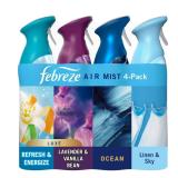 Febreze Air Mist Luxe Variety Set 4pk