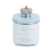 DEMDACO First Tooth Curl Keepsake Box Blue