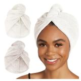 Turbie Twist Large Microfiber Hair Towel 2-Pack