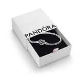 PANDORA 7.9 Infinity Heart Snake Chain Bracelet